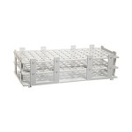 Brand 32-Tube White PP Test Tube Rack 4340030