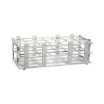 Brand 21-Tube White PP Test Tube Rack 4340040