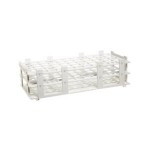 Brand 55-Tube White PP Test Tube Rack 4340060