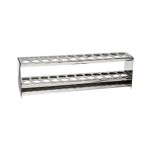 Brand 24-Tube Stainless Steel Test Tube Rack B8212