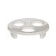 CoorsTek Porcelain Desiccator Plate 3 Holes 60444